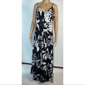 Bar III Hibiscus Dream Maxi Dress Size 12
